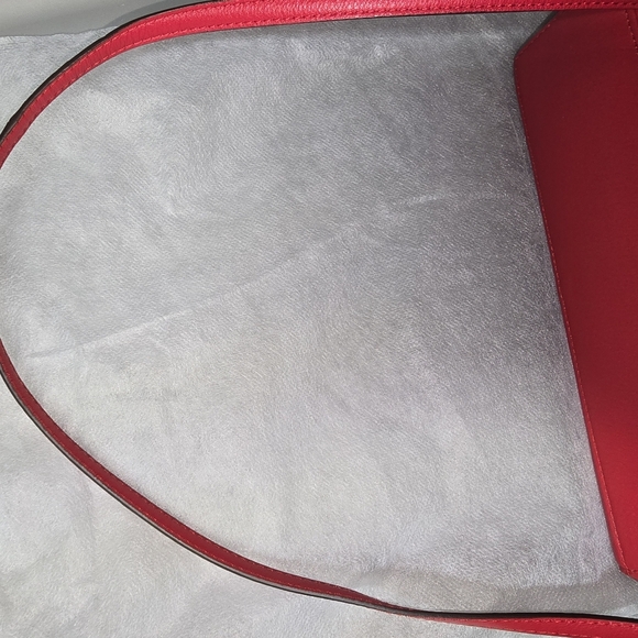 Coach Bette Mini Red Leather Shoulder Bag - Picture 11 of 12